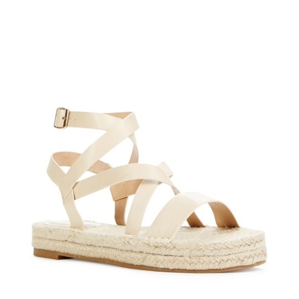 JustFab Laston Espadrille Flat Women's 8 Boho‎ Strap Ankle Sandal - Picture 15 of 16